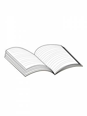 Раскраска Тетрадь