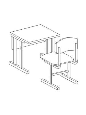 Раскраски Парта