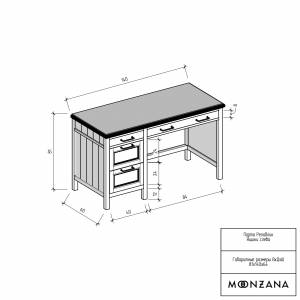 Парта Репаблик в стиле американская классика