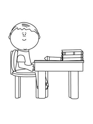 Раскраски Парта