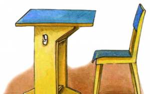 Нарисованные парты для срисовки цветными карандашами