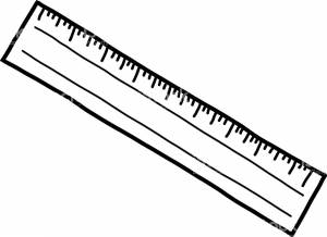 Раскраска линейка  и