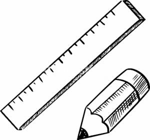 Рисунок линейка для детей