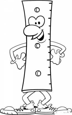 Раскраски Линейка