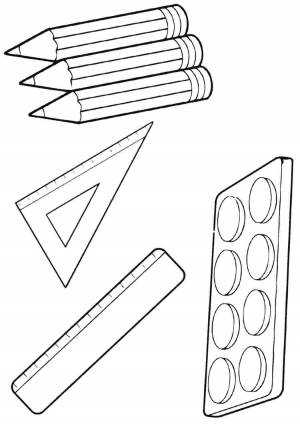 Раскраска линейка