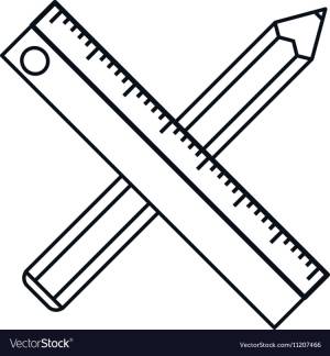 Линейка раскраска