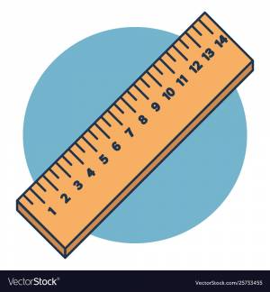 Линейка рисунок для детей