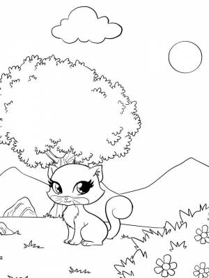 Раскраска Маджики  картинку онлайн