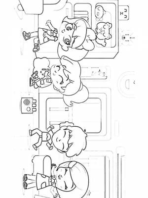 Раскраска Маджики  листе  онлайн