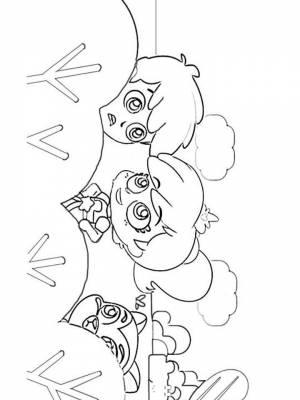 Раскраски Маджики   в формате