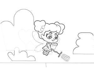 Раскраска Маджики ,   рисовать онлайн