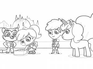 Раскраска Маджики 18