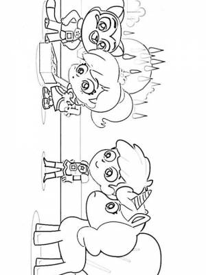 Раскраски Маджики   в формате