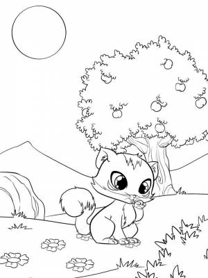 Картинка Маджики  листе  для девочек