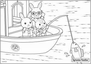 Раскраски Sylvanian families