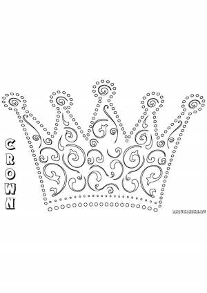 Раскраски, корона