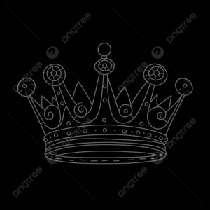 рисунок шаблон короны в эскизе контура рисования линии вектор PNG , рисунок короны, рисунок крыла, рисунок вороны PNG картинки и пнг рисунок для й загрузки
