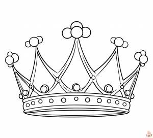Раскраски Тиара для печати  для детей и взрослых