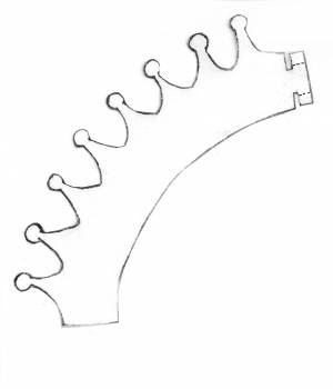 Трафарет и шаблон Корона