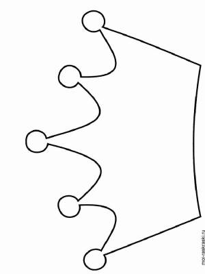 Раскраска Корона