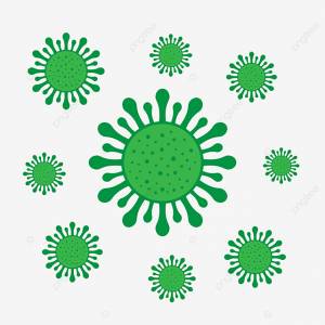 коронавирус с зеленым цветом векторный дизайн 19 PNG , вирус, коронавирус, Эпидемия PNG картинки и пнг рисунок для й загрузки