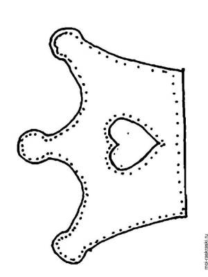 Раскраска Корона