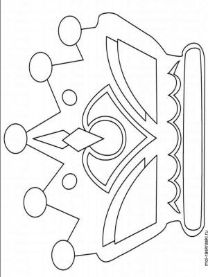 Раскраска Корона