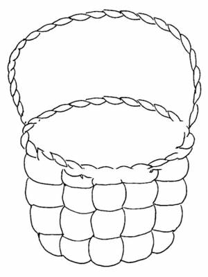 Раскраска Корзина