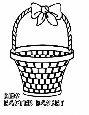 Раскраска Корзинка