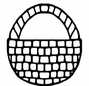 Раскраска Корзинка