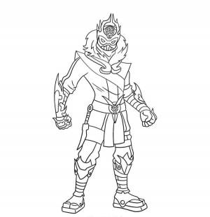 Раскраски котик из фортнайта