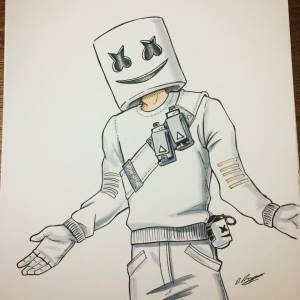 Рисунки для срисовки фортнайт