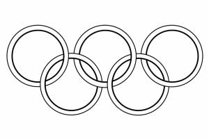 Трафареты флаг олимпиады