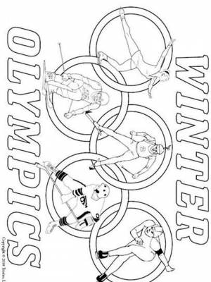 Раскраски Олимпиада   в формате