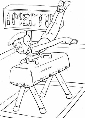 Раскраска Олимпийские игры