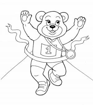 Раскраски Олимпийские игры для детей