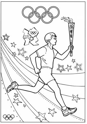Раскраски про спорт
