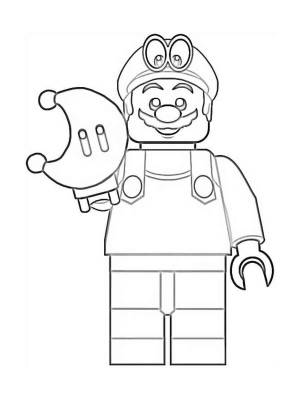 Раскраски LEGO Супер Марио