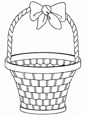 Раскраски Корзинка