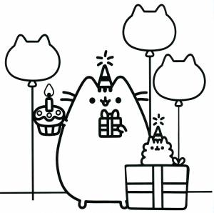 Pusheen Coloring Pages