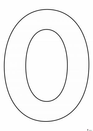 Буква О формата