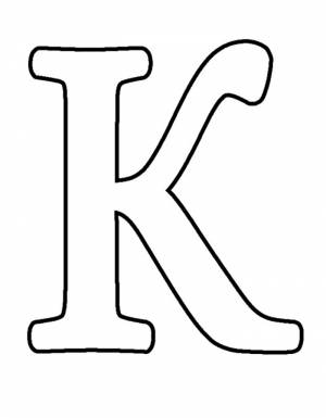 Трафарет букв  и