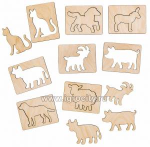 Набор трафаретов Домашние животные, Smile-Decor, арт