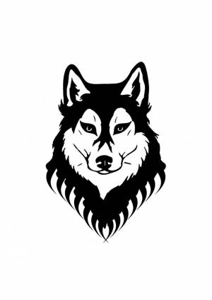 Трафареты Волка