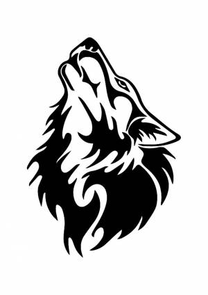 Трафареты Волка