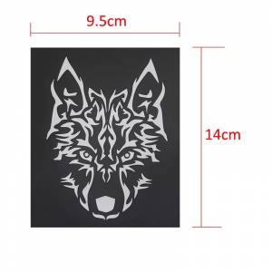 Набор трафаретов для татуировок для мужчин, крутые шаблоны для рисования волка, дракона, тигра, черепа, аэрографа с животными, трафареты для татуировок, 3 листа