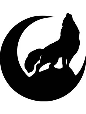 Трафареты Волка