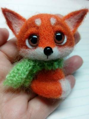 лисенок, брошь ручной работы, лис, лиса в интернет-магазине Ярмарка Мастеров по цене 650 ₽