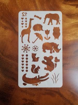 Креативные трафареты с изображением животных для рукоделия, альбом для скрапбукинга, декоративная картина с тиснением, Декор для дома