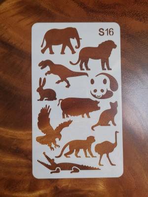 Креативные трафареты с изображением животных для рукоделия, альбом для скрапбукинга, декоративная картина с тиснением, Декор для дома